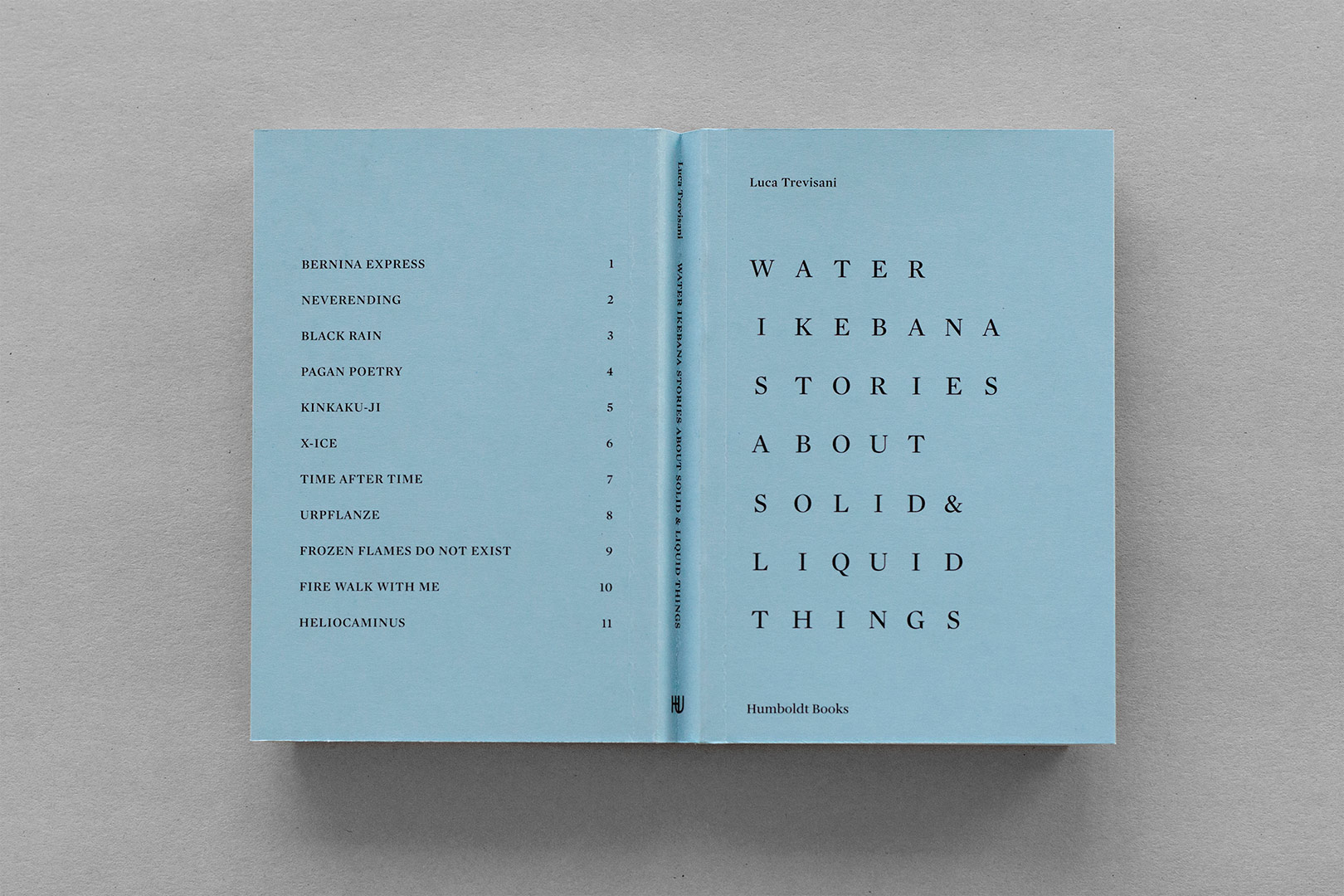 Luca Trevisani – Water Ikebana | Humboldt Books