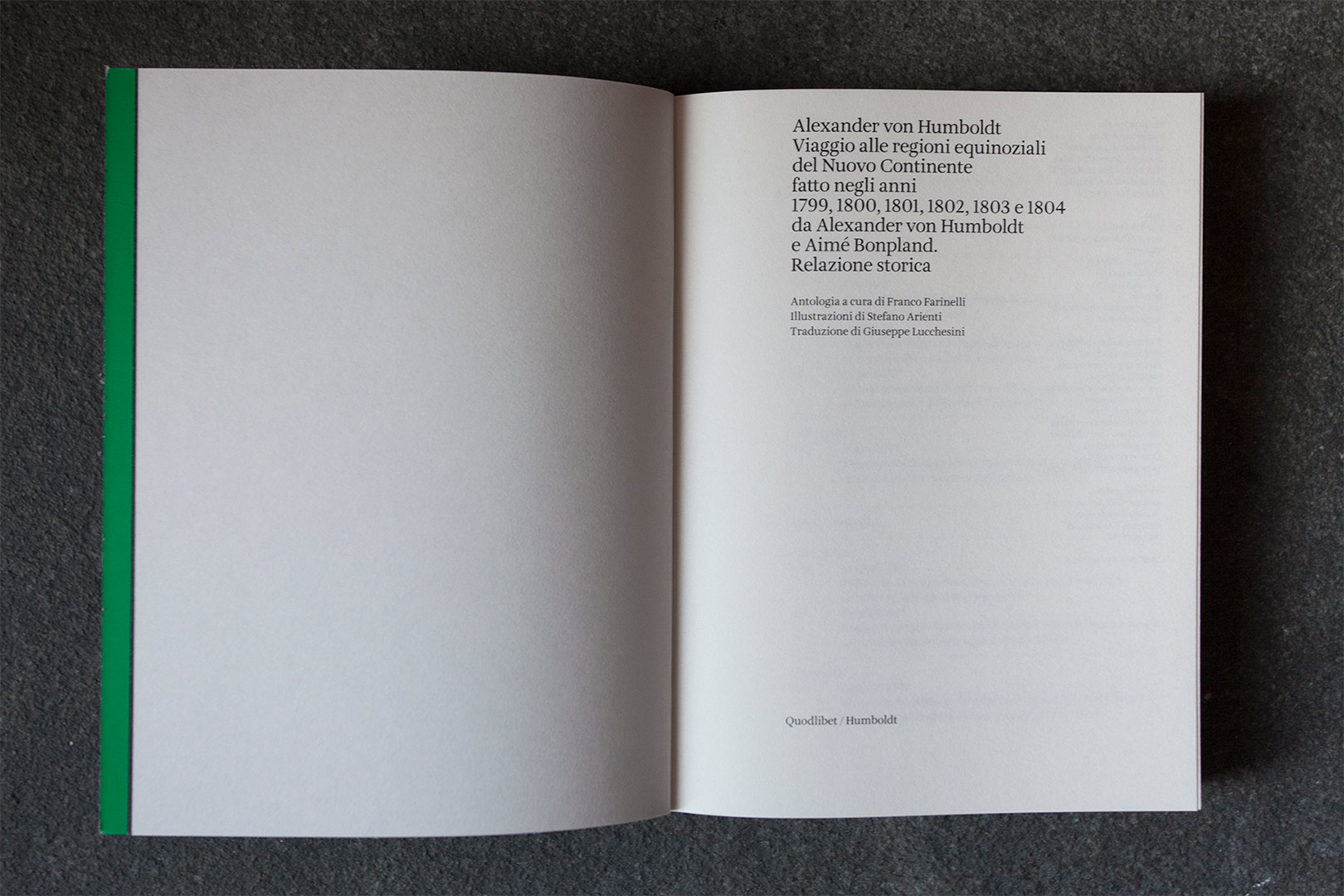 Alexander von Humboldt – Viaggio alle regioni equinoziali del Nuovo Continente | Humboldt Books