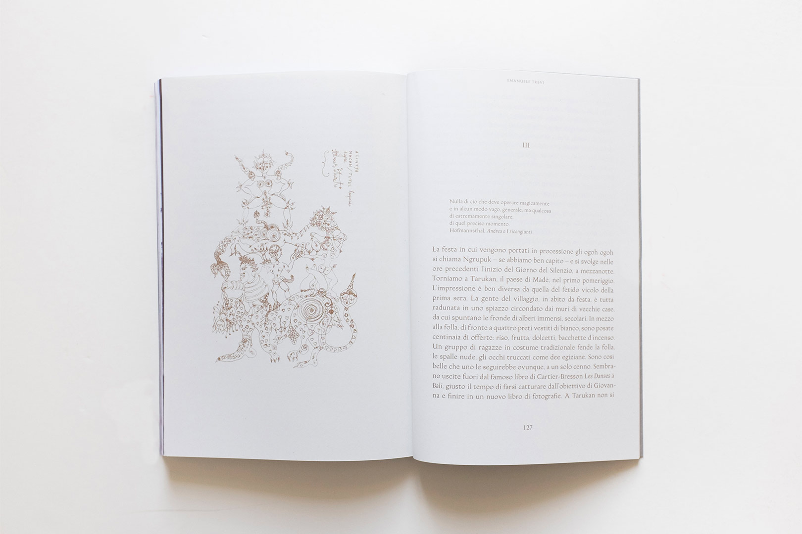 Giovanna Silva, Emanuele Trevi – Ontani a Bali | Humboldt Books