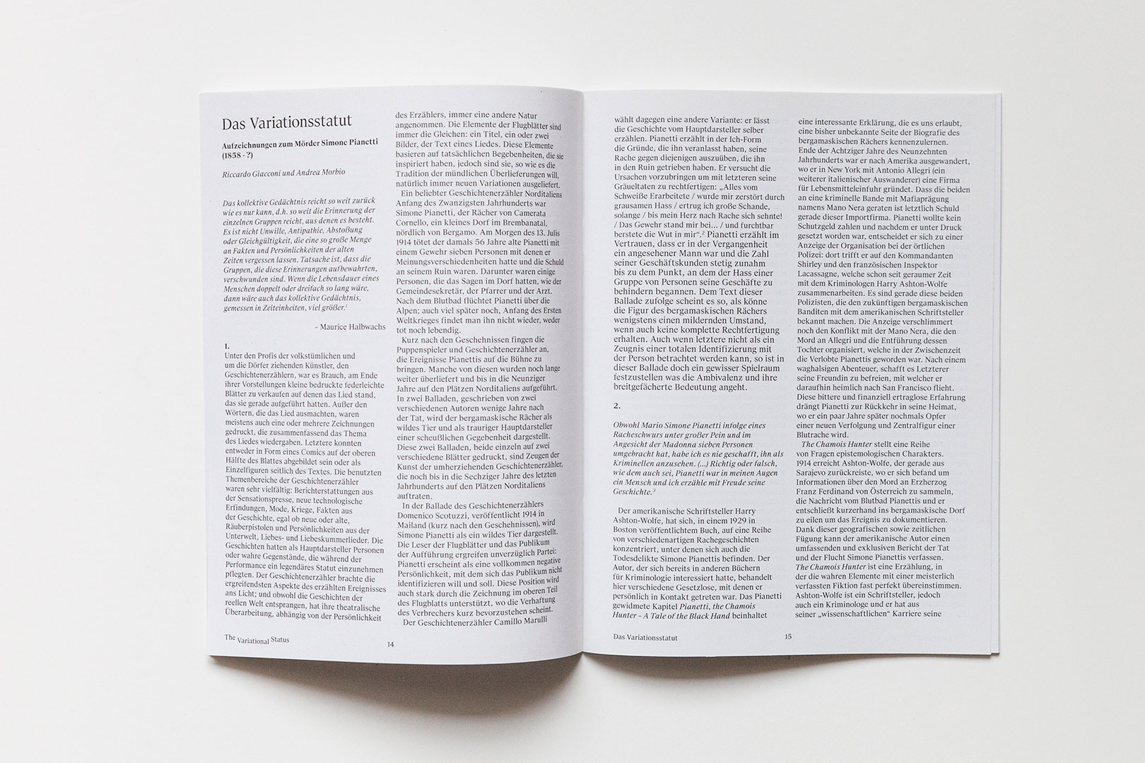 Riccardo Giacconi – The Variational Status | Humboldt Books