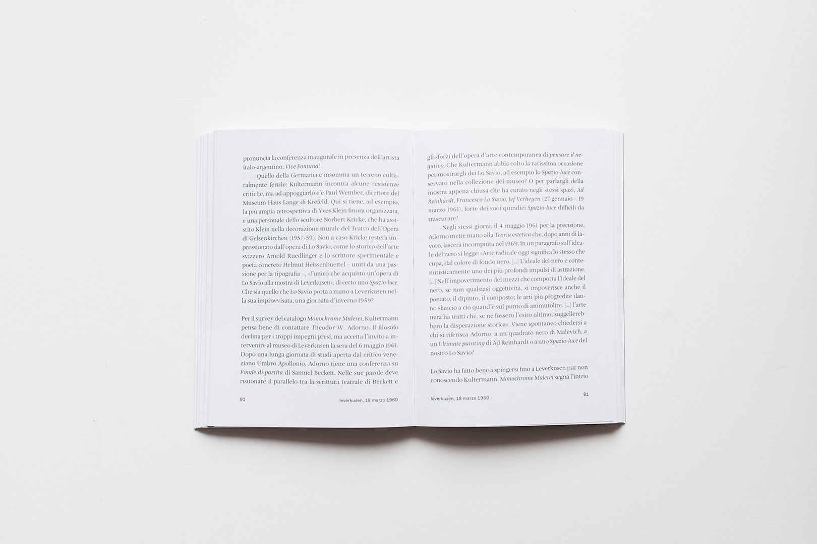 Francesco Lo Savio – Passione dell'indifferenza. Riccardo Venturi | Humboldt Books