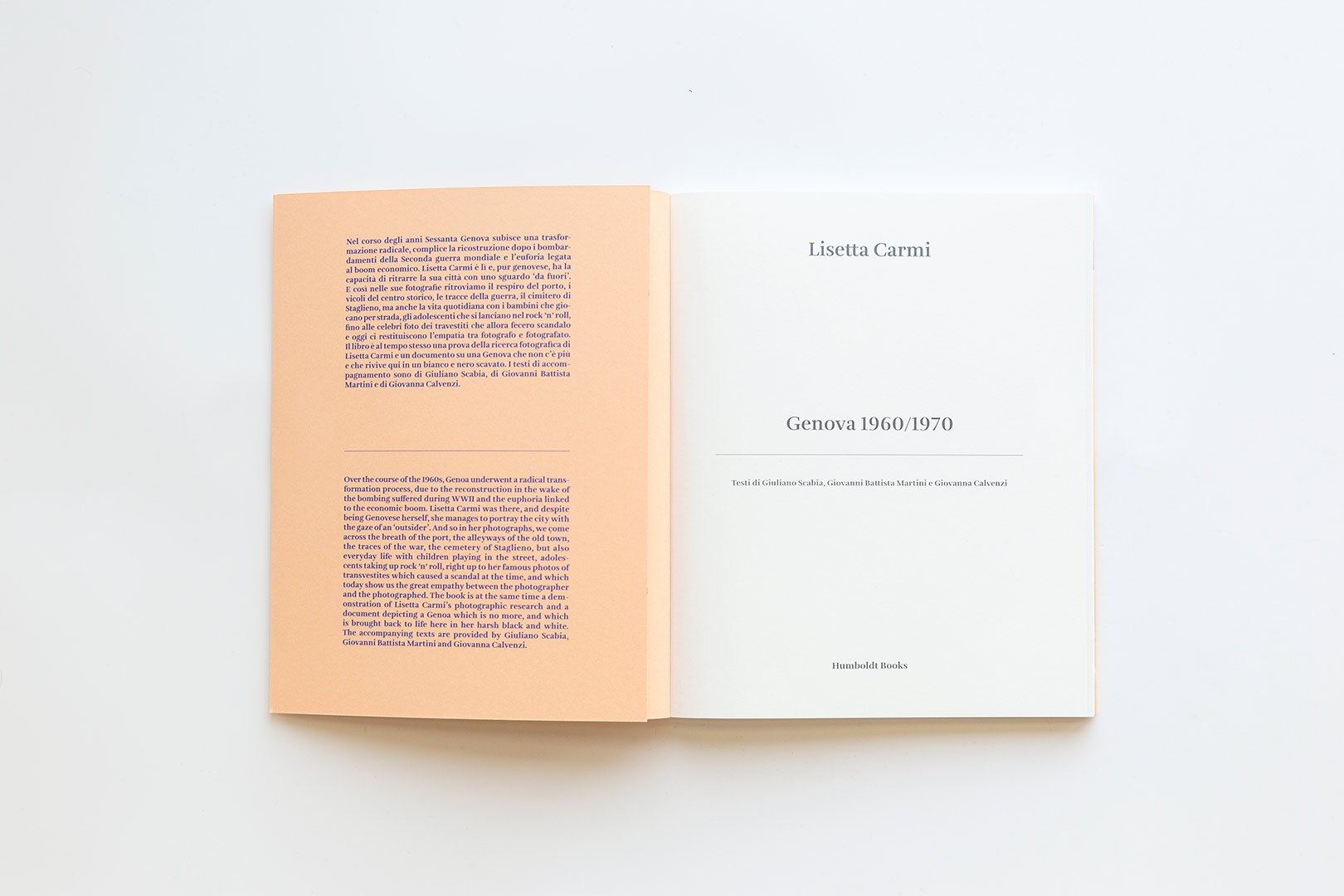 Lisetta Carmi – Genova 1960/1970 Prima Edizione | Humboldt Books