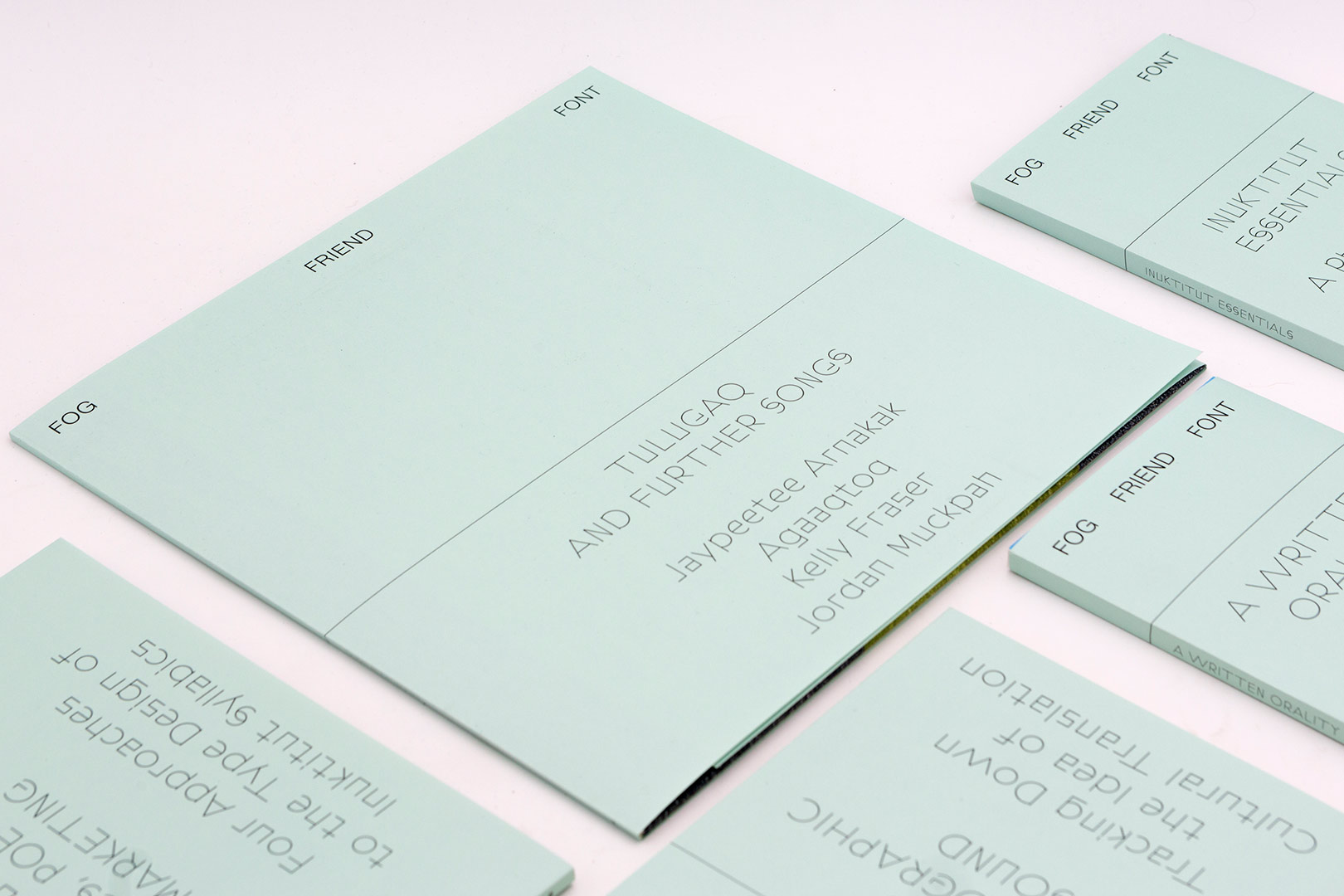 Hindrich Sachs – FOG FRIEND FONT | Humboldt Books