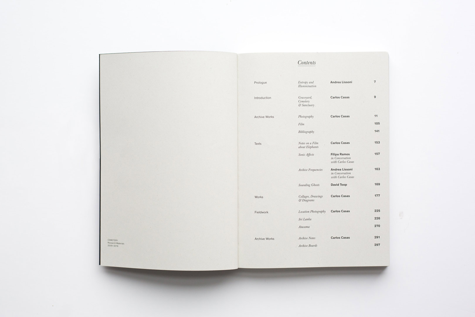 Carlos Casas – Cemetery | Humboldt Books