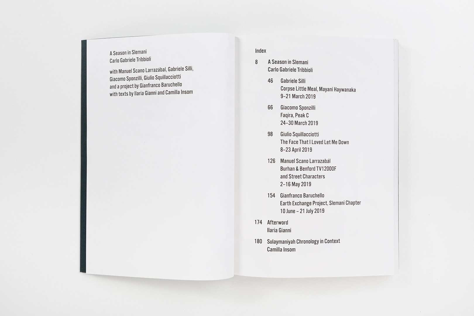 Carlo Gabriele Tribbioli – A Season in Slemani | Humboldt Books