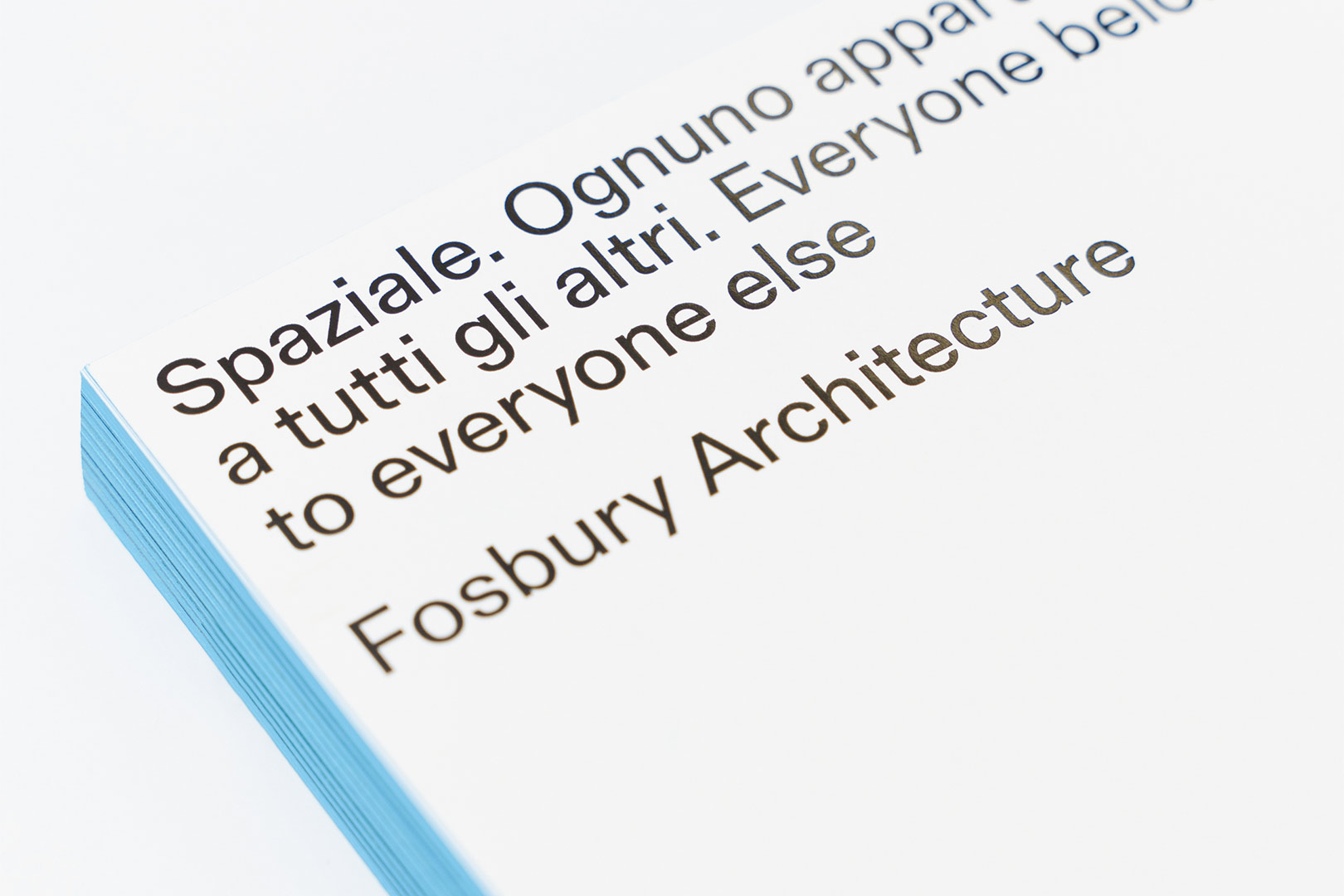 Fosbury Architecture – Spaziale | Humboldt Books