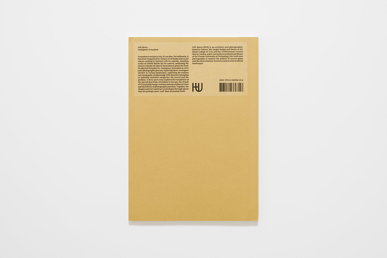 Gili Merin – Analogous Jerusalem | Humboldt Books