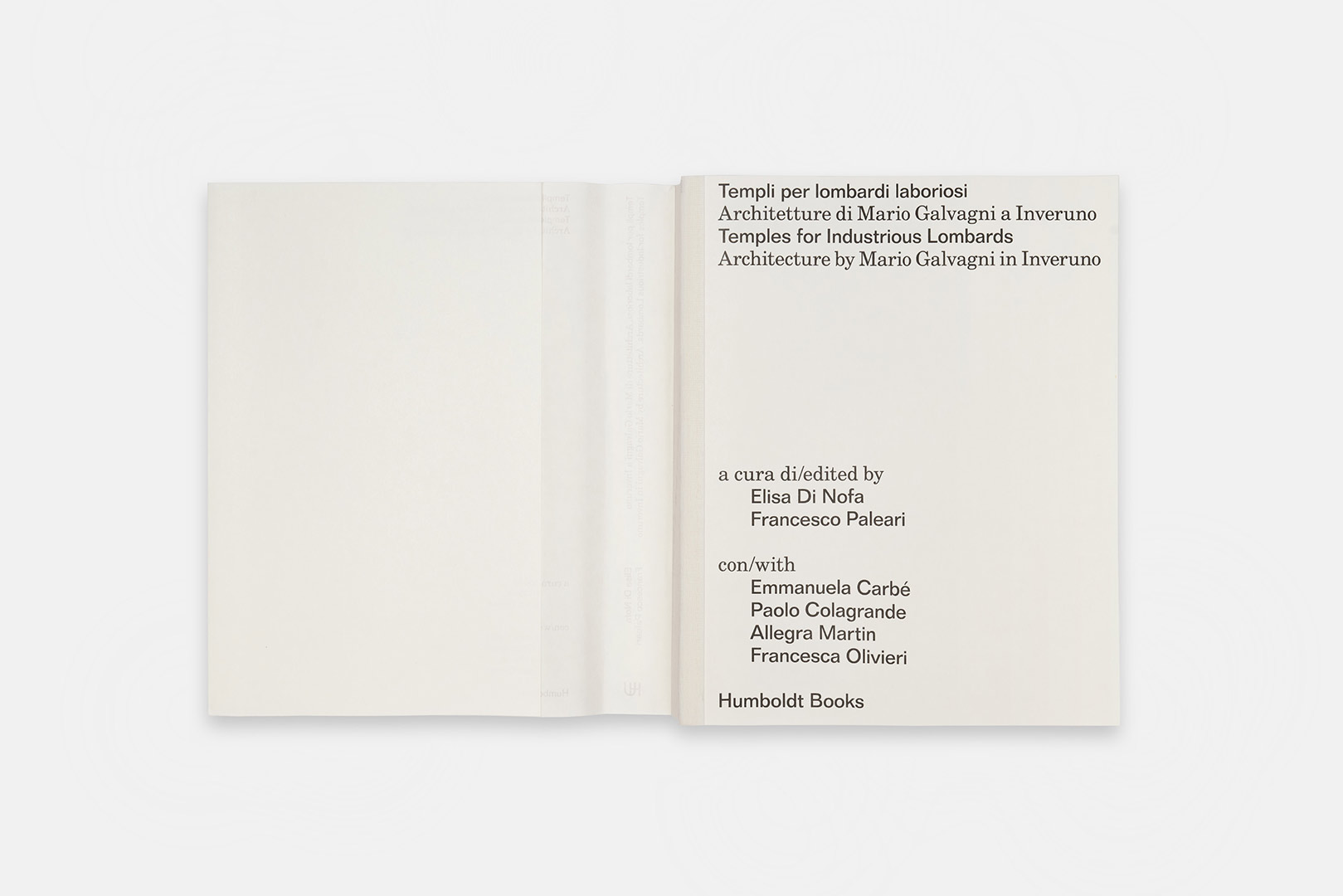 Templi per lombardi laboriosi – Elisa Di Nofa, Francesco Paleari | Humboldt Books