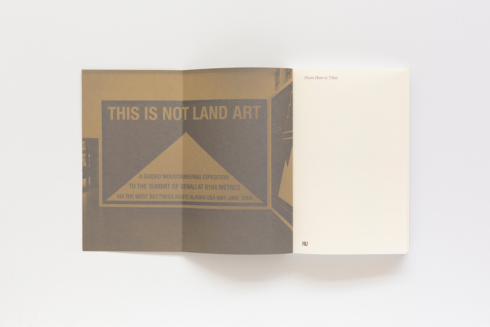 From Here to Tibet – Hamish Fulton, Michael Höpfner | Humboldt Books