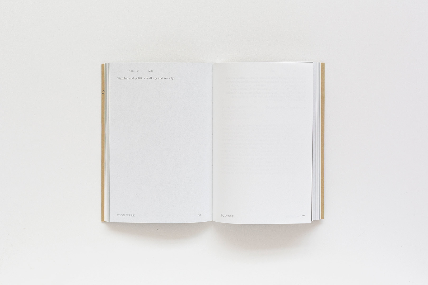 From Here to Tibet – Hamish Fulton, Michael Höpfner | Humboldt Books