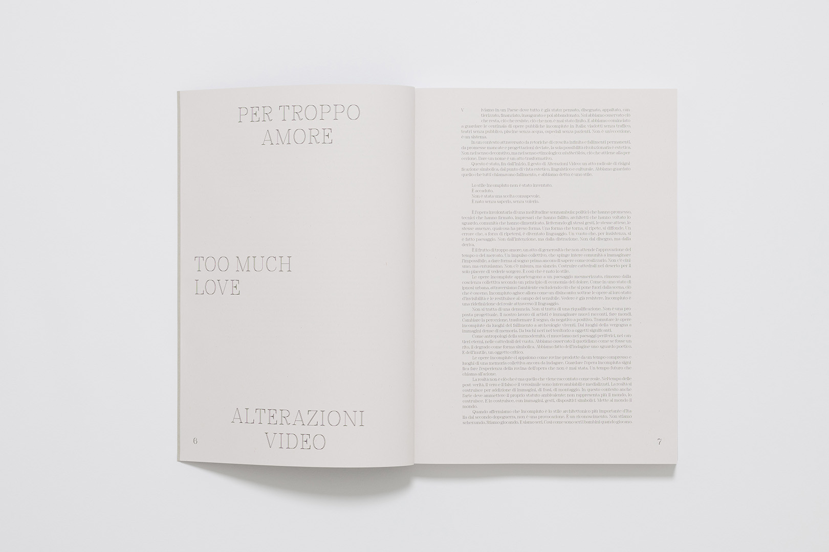 Alterazioni Video, Fosbury Architecture – Incompiuto New Edition | Humboldt Books